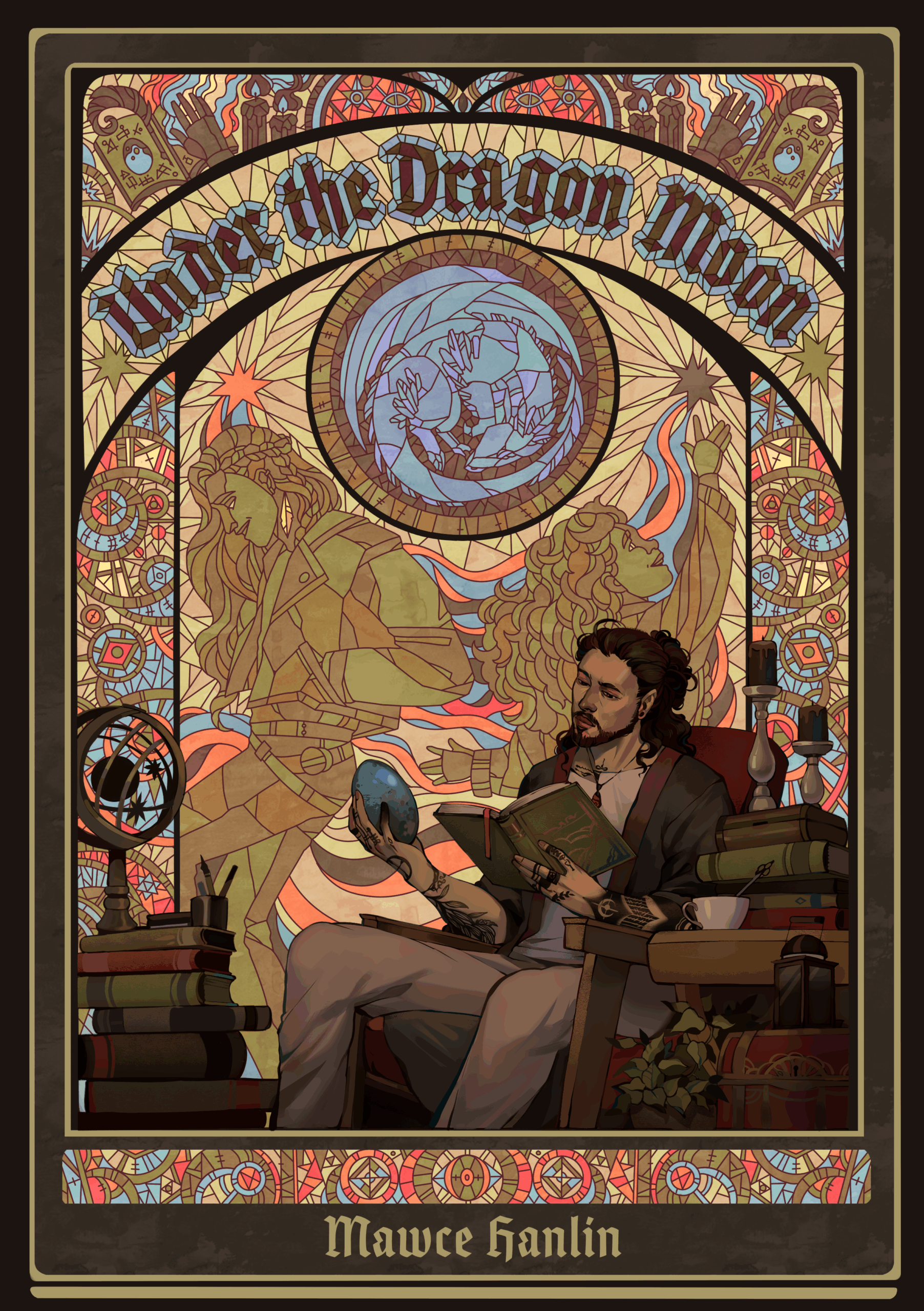 Under The Dragon Moon by Mawce Hanlin