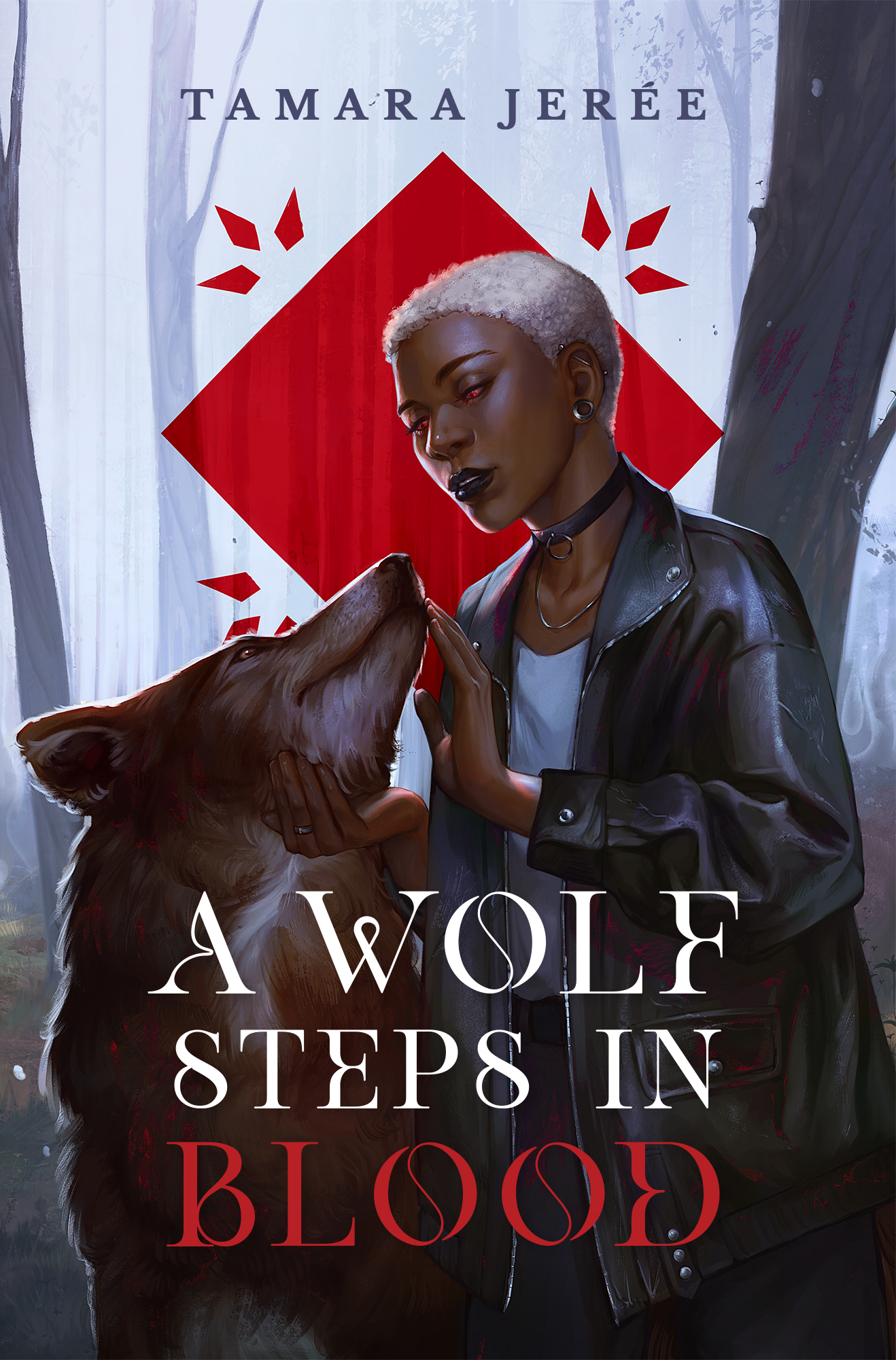 A Wolf Steps In Blood