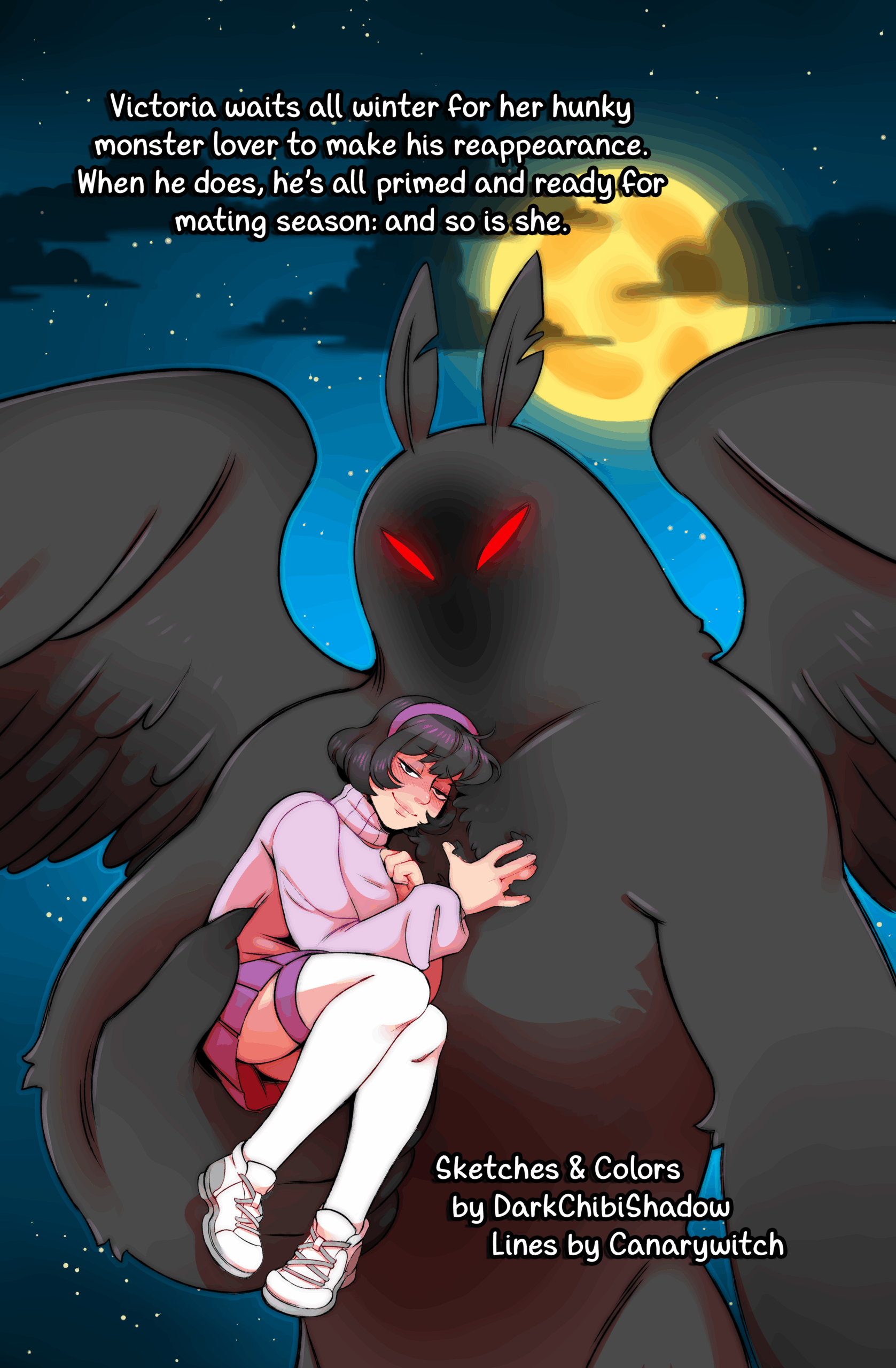 Mothman is Trans and He’s Going to Fuck Me! by DarkChibiShadow
