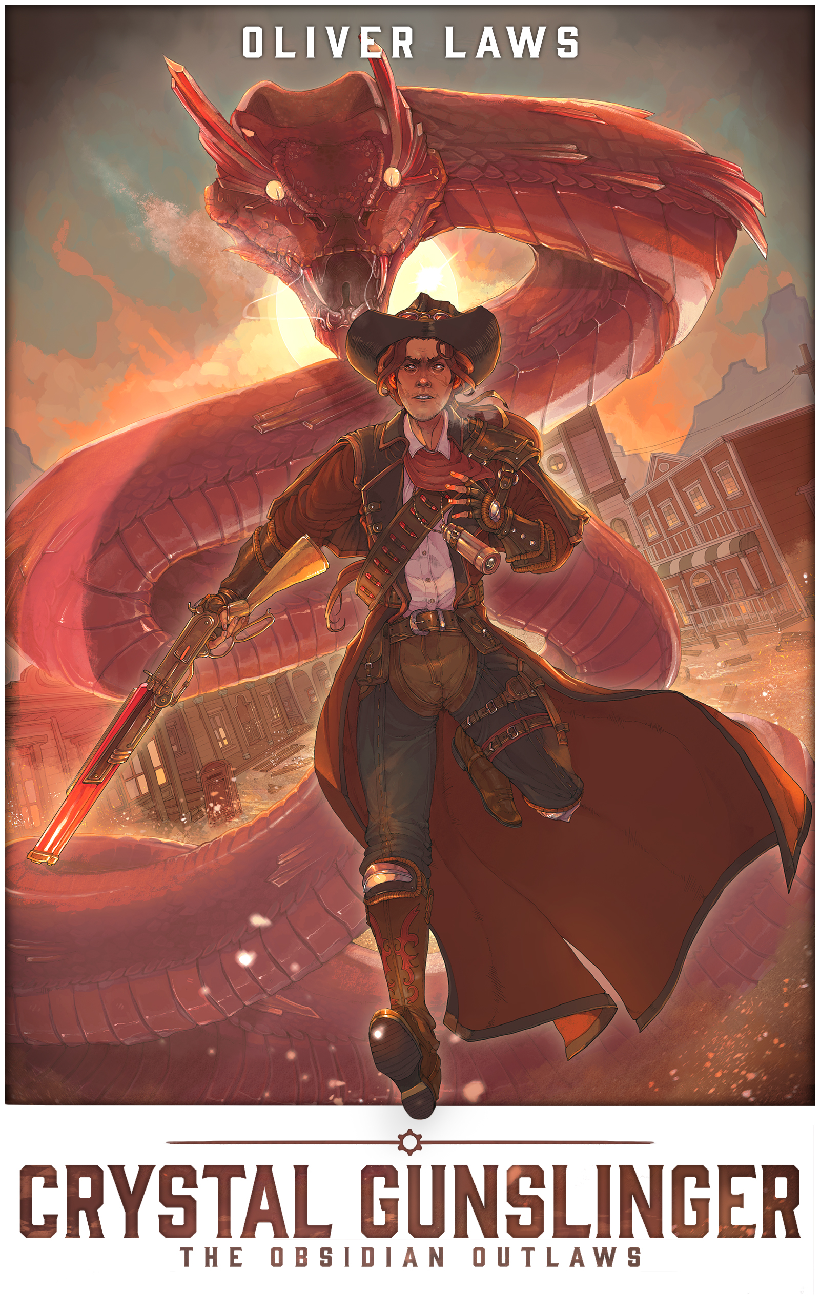 Crystal Gunslinger – The Obsidian Outlaws by Oliver Laws